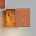 Toscot Smith applique a LED da esterno in terracotta, fatta a mano