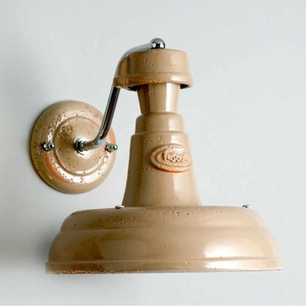 Toscot Torino applique con braccio Made in Toscana Viadurini