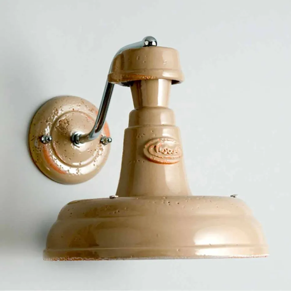Toscot Torino applique con braccio Made in Toscana Viadurini
