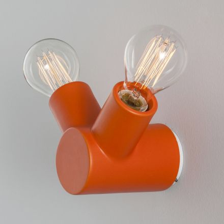 Toscot Traffic applique a parete in ceramica e metallo prodotta in Toscana Viadurini