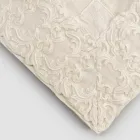 Tovaglia in Lino Bianco o Burro con Pizzo Farnese Design Rettangolare - Kippel Viadurini
