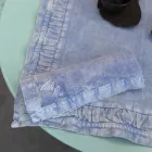 Tovaglioli in Lino Pesante e Bordo con Piega, Vari Colori 6 Pezzi - Onestini Viadurini