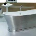 Vasca da bagno da appoggio a terra in ghisa Romeo Viadurini