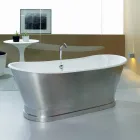Vasca da bagno da appoggio a terra in ghisa Romeo Viadurini