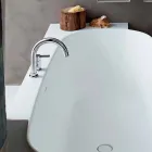 Vasca da Bagno Freestanding di Design Bianco Stile Moderno - Lipperiavas1 Viadurini