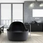 Vasca da bagno freestanding laccata, design moderno, Wave  Viadurini