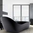Vasca da bagno freestanding laccata, design moderno, Wave  Viadurini