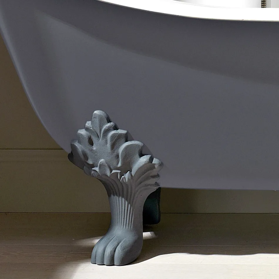 Vasca da Bagno Freestanding Vintage con Piedini, in Ghisa – Nadine Viadurini