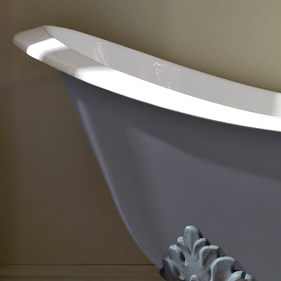 Vasca da Bagno Freestanding Vintage con Piedini, in Ghisa – Nadine Viadurini