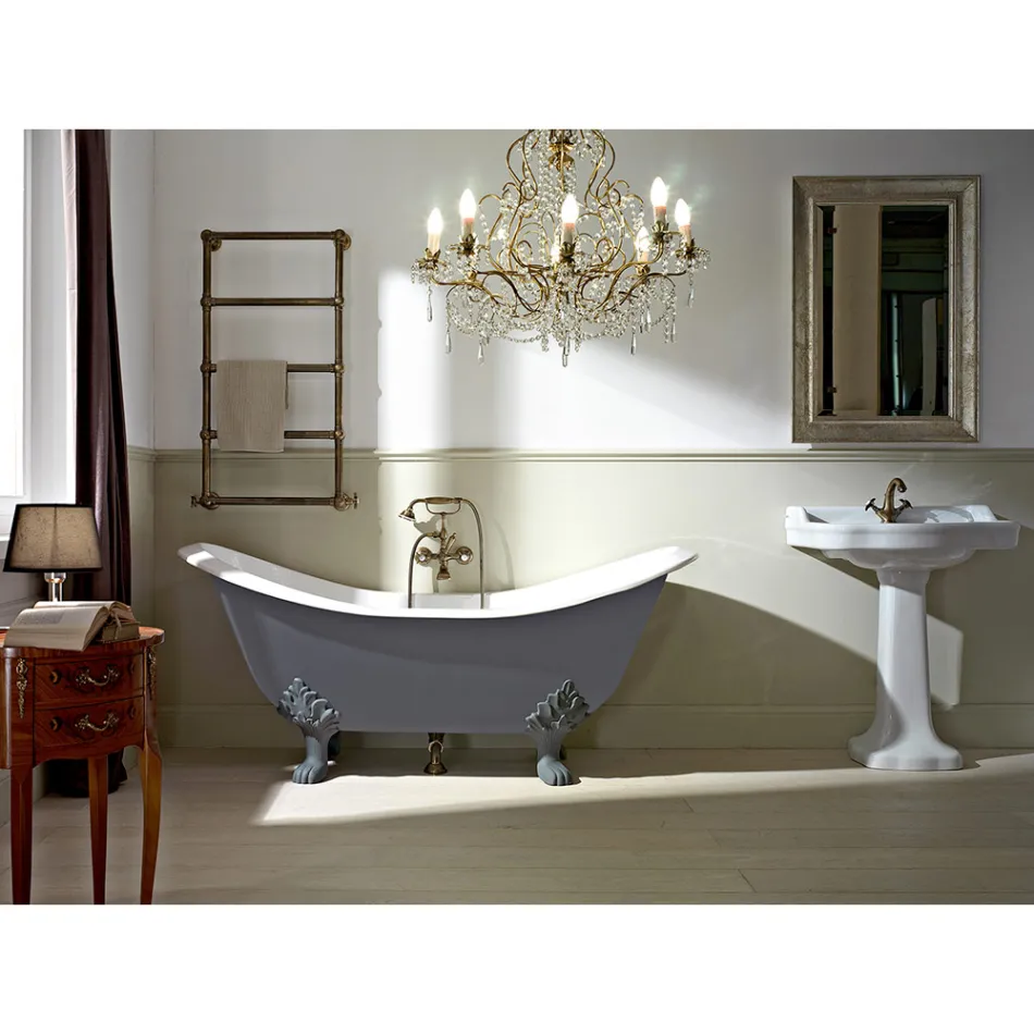 Vasca da Bagno Freestanding Vintage con Piedini, in Ghisa – Nadine Viadurini