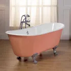 Vasca da bagno in ghisa verniciata con piedini Melissa Viadurini