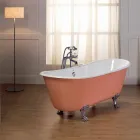 Vasca da bagno in ghisa verniciata con piedini Melissa Viadurini