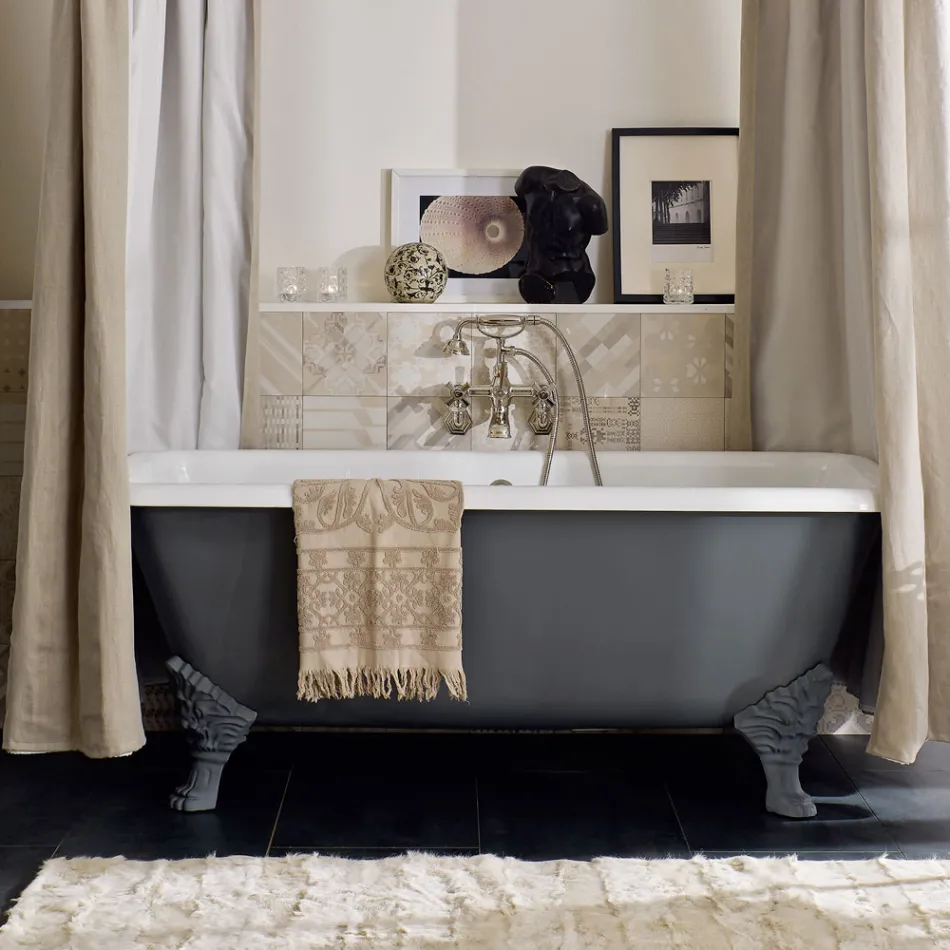 Vasca da Bagno Vintage Freestanding con Piedini, in Ghisa– Nausica Viadurini