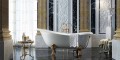 Vasca di design classico freestanding realizzata in Italia, Fregona