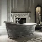 Vasca di design moderno freestanding in resina made in Italy, Furtei Viadurini