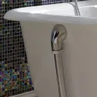 Vasca Freestanding Design Vintage in Ghisa Bianca, Made in Italy – Marwa Viadurini
