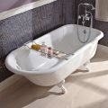 Vasca Freestanding Design Vintage in Ghisa Bianca, Made in Italy – Marwa