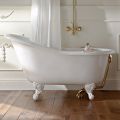 Vasca Freestanding Vintage in Ghisa Bianca Made in Italy – Paulina