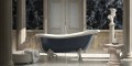 Vasca in resina blu freestanding di design classico, Fregona