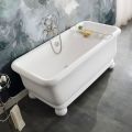 Vasca in Solid Surface Rettangolare Morbida sugli Angoli Made in Italy - Fulvio