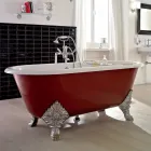 Vasca Vintage Freestanding con Piedini in Ghisa, Made in Italy – Naike Viadurini