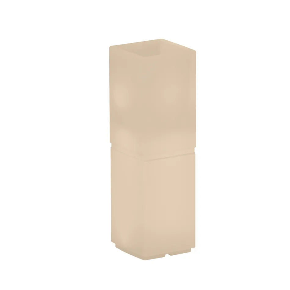 Vaso a Colonna Luminoso da Esterni in Polietilene Made in Italy - Lambo Viadurini