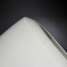 Vaso Alto Artigianale in Ceramica Bianca Opaca Realizzato in Italia - Capuano Viadurini