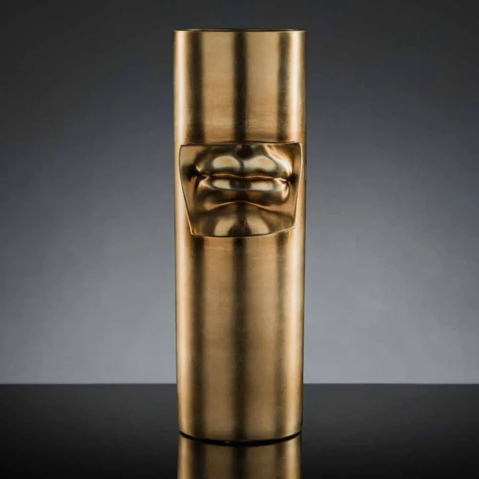 Vaso Alto Decorativo in Ceramica Colorata Lavorata a Mano in Italia - Monte Viadurini