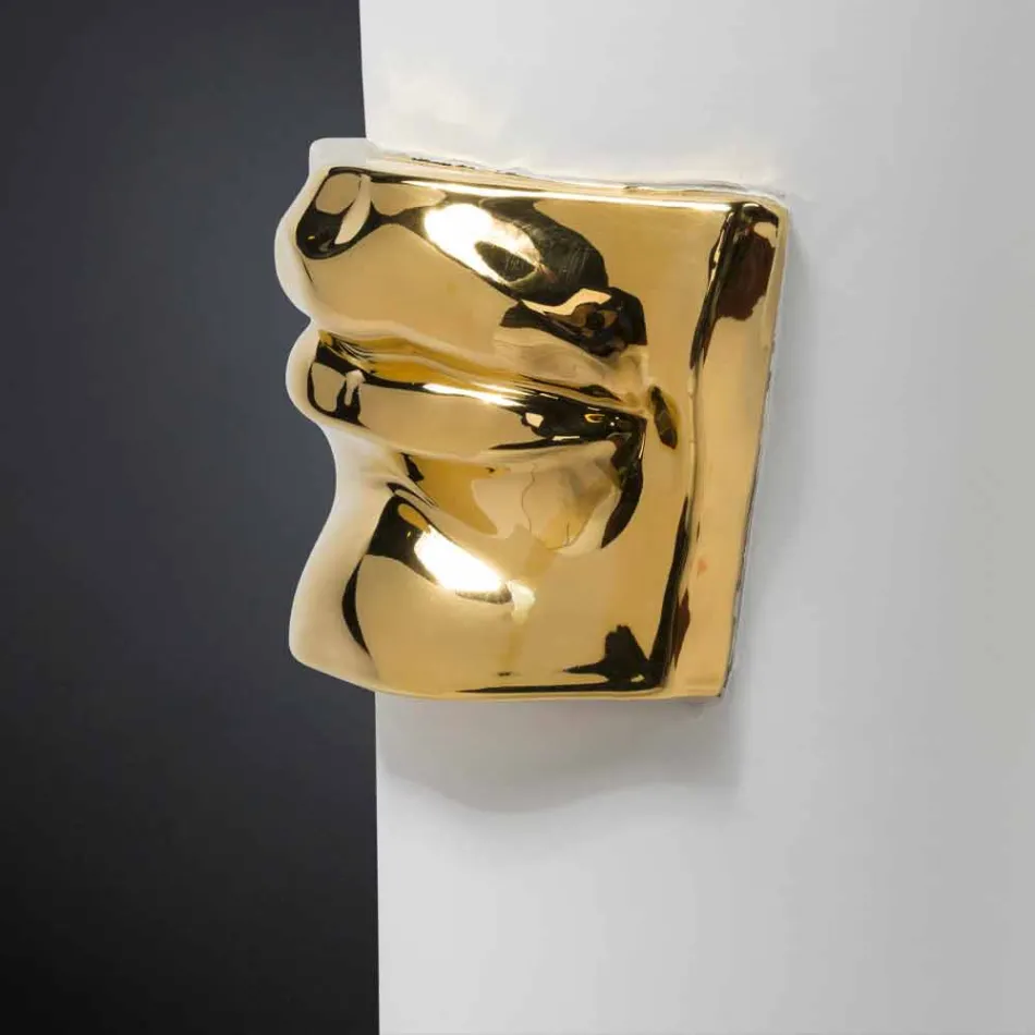 Vaso Alto Decorativo in Ceramica Colorata Lavorata a Mano in Italia - Monte Viadurini