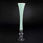 Vaso Alto Decorativo in Vetro Colorato Realizzato in Italia - Singapore Viadurini