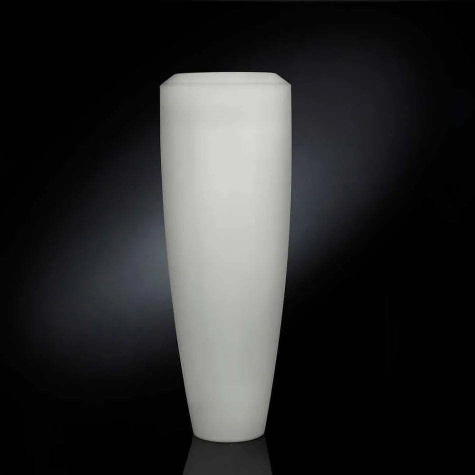 Vaso Alto Decorativo per Interni in Polietilene Realizzato in Italia - Capuano Viadurini