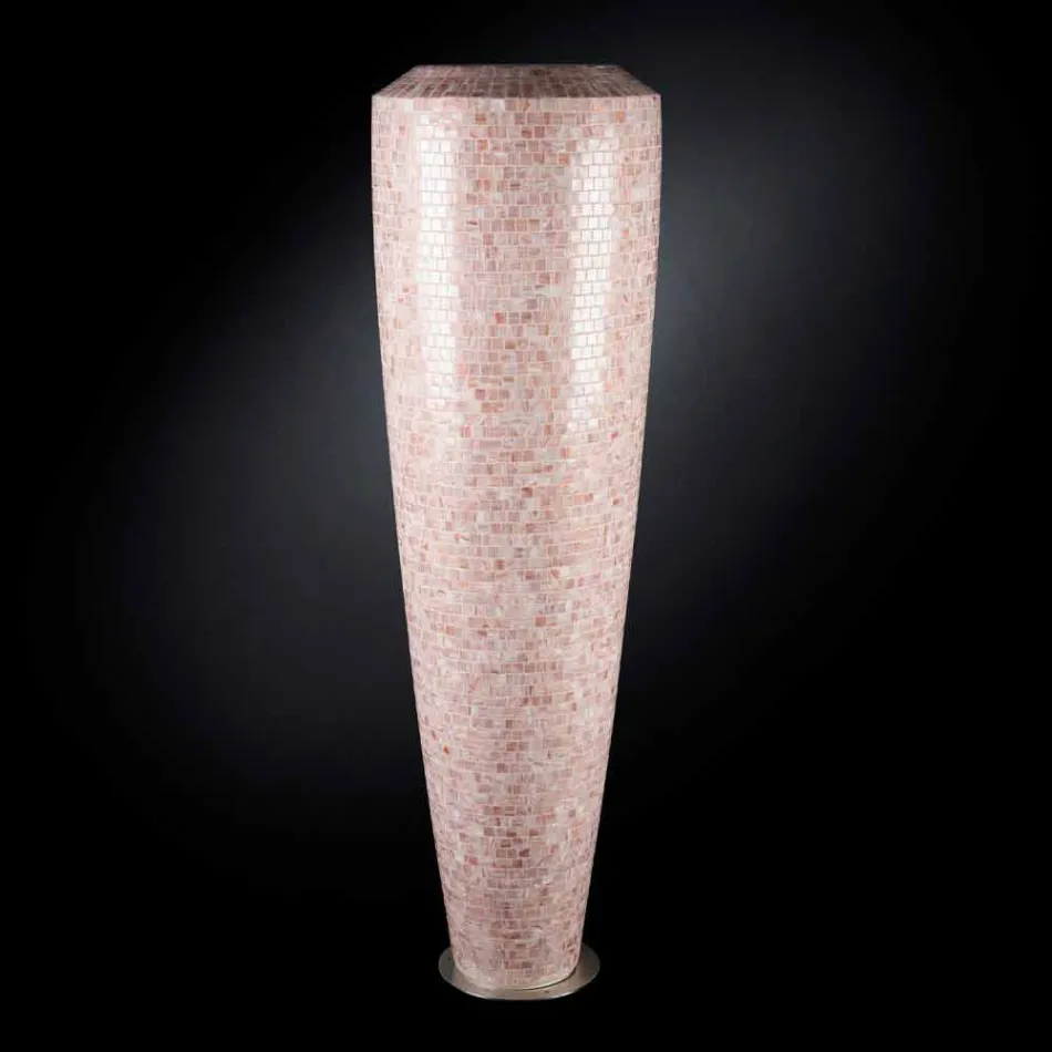 Vaso Alto Decorativo per Interni in Polietilene Realizzato in Italia - Capuano Viadurini