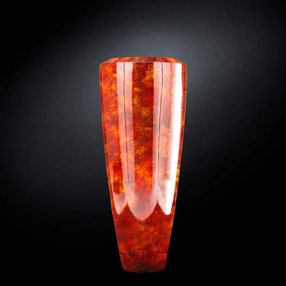 Vaso Alto Decorativo per Interni in Polietilene Realizzato in Italia - Capuano Viadurini