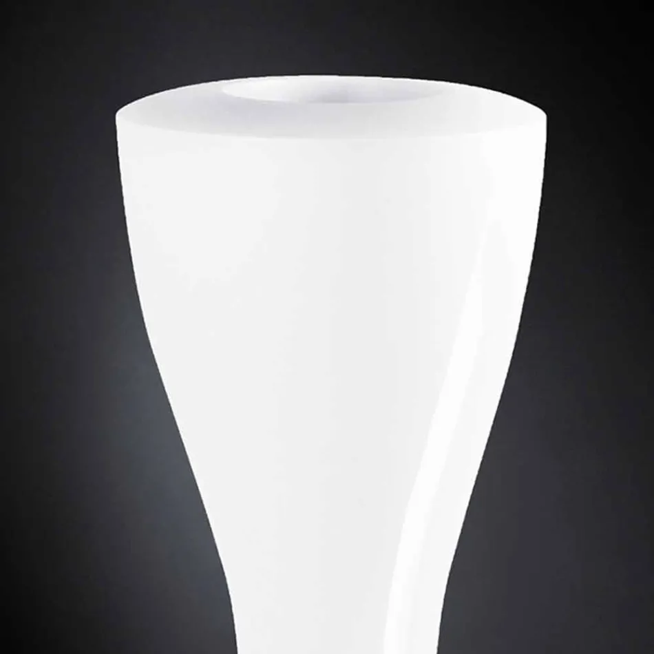 Vaso Alto Moderno in Polietilene Realizzato in Italia Alta Qualità - Timodeo Viadurini