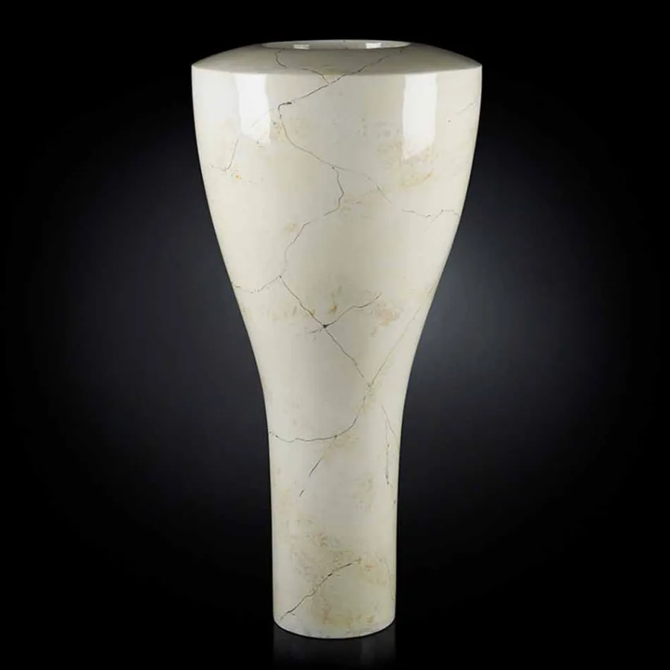 Vaso Alto Moderno in Polietilene Realizzato in Italia Alta Qualità - Timodeo Viadurini
