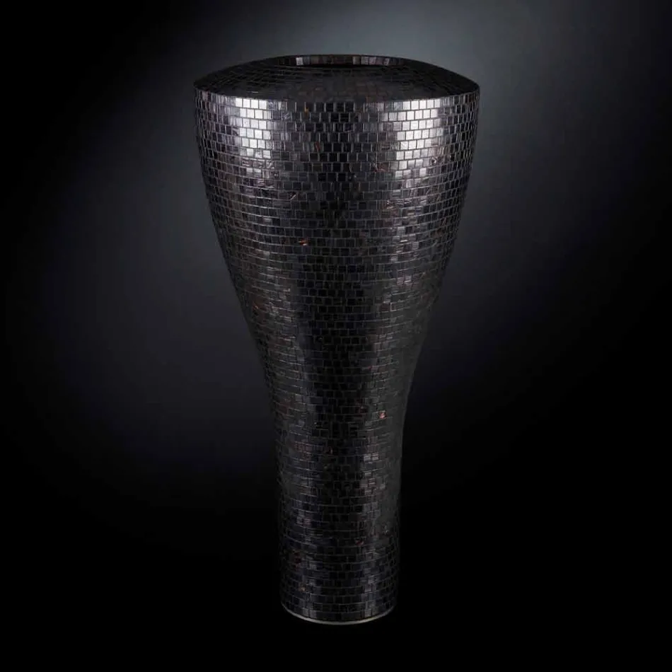 Vaso Alto Moderno in Polietilene Realizzato in Italia Alta Qualità - Timodeo Viadurini