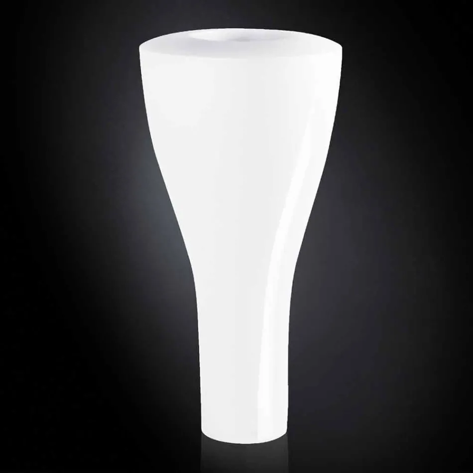 Vaso Alto Moderno in Polietilene Realizzato in Italia Alta Qualità - Timodeo Viadurini