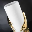 Vaso Alto per Interni in Ceramica Lavorata Artigianalmente in Italia - Monte Viadurini