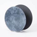 Vaso Circolare Grigio in Metacrilato Green Cast Made in Italy - Cloris