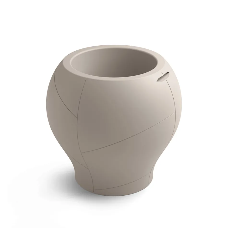 Vaso da Esterno in Diverse Finiture e Misure in Polietilene Made in Italy - Loto Viadurini