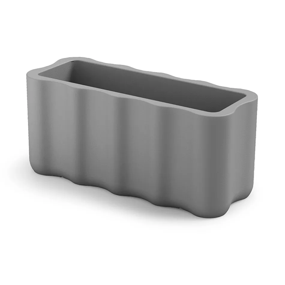 Vaso da Esterno in Polietilene Colorato Realizzato in Italia - Messy Viadurini