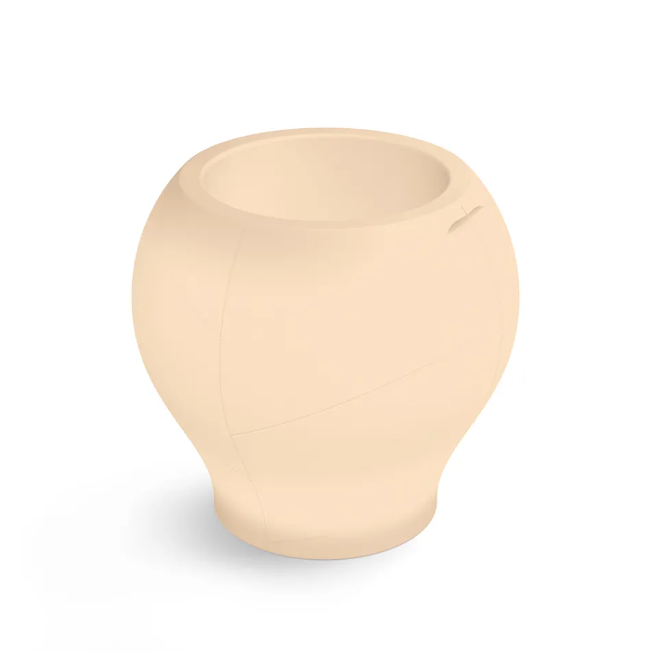 Vaso da Giardino Luminoso in Polietilene Alabasro Made in Italy - Loto Viadurini