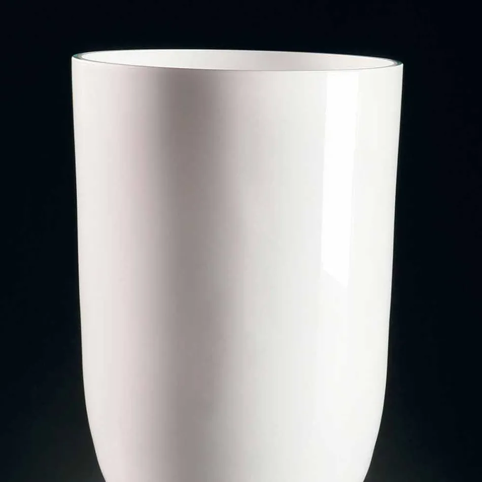 Vaso da Interno in Vetro Colorato Realizzato Artigianalmente in Italia - Crezia Viadurini