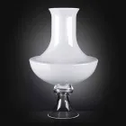 Vaso da Interno Moderno in Vetro Bianco e Trasparente Made in Italy - Portos Viadurini