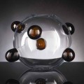 Vaso da Interno Tondo in Vetro Soffiato di Murano Realizzato in Italia - Astore