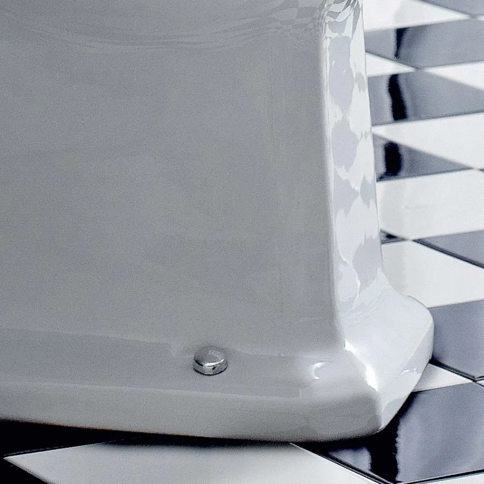 Vaso da Terra Back To Wall di Design Vintage in Ceramica Made in Italy – Marwa Viadurini
