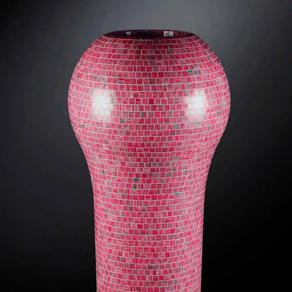 Vaso Decorativo Alto in Polietilene Design Moderno Made in Italy - Takagi Viadurini