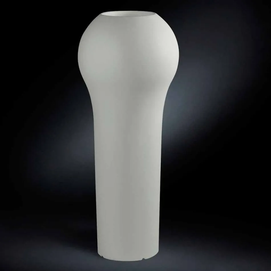 Vaso Decorativo Alto in Polietilene Design Moderno Made in Italy - Takagi Viadurini