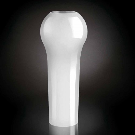 Vaso Decorativo Alto in Polietilene Design Moderno Made in Italy - Takagi Viadurini