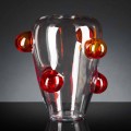 Vaso Decorativo da Interno in Vetro Soffiato di Murano Made in Italy - Rovigo
